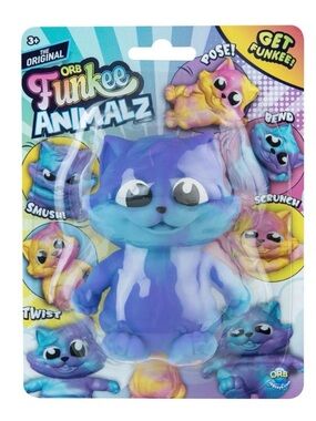 ORB Funkee Animalz Lilac Cat Figure